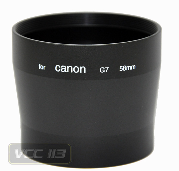 58mm Lens Adapter For Canon Powershot G7 G9 LADC58H eBay